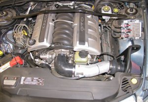 Pontiac GTO Performance Air Intake - K&N Engineering - Typhoon Short Ram - Polished - 2005
